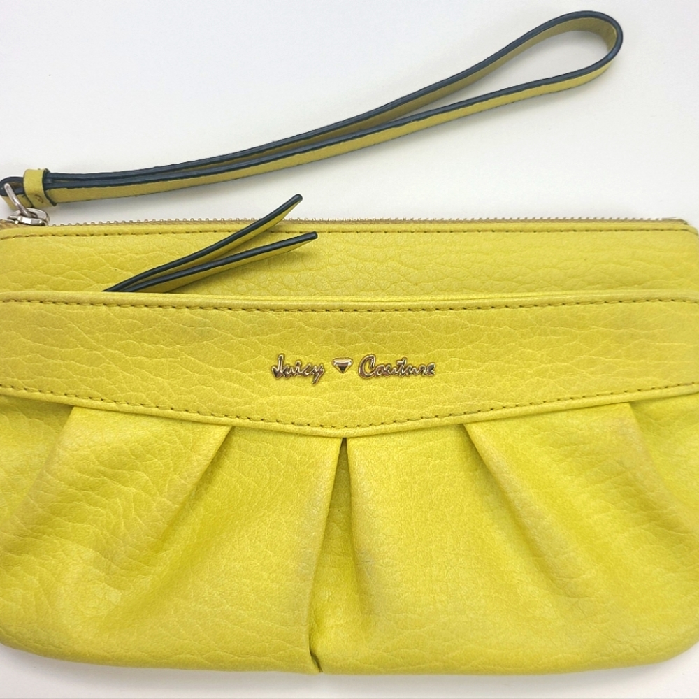 Juicy Couture Yellow Wristlet